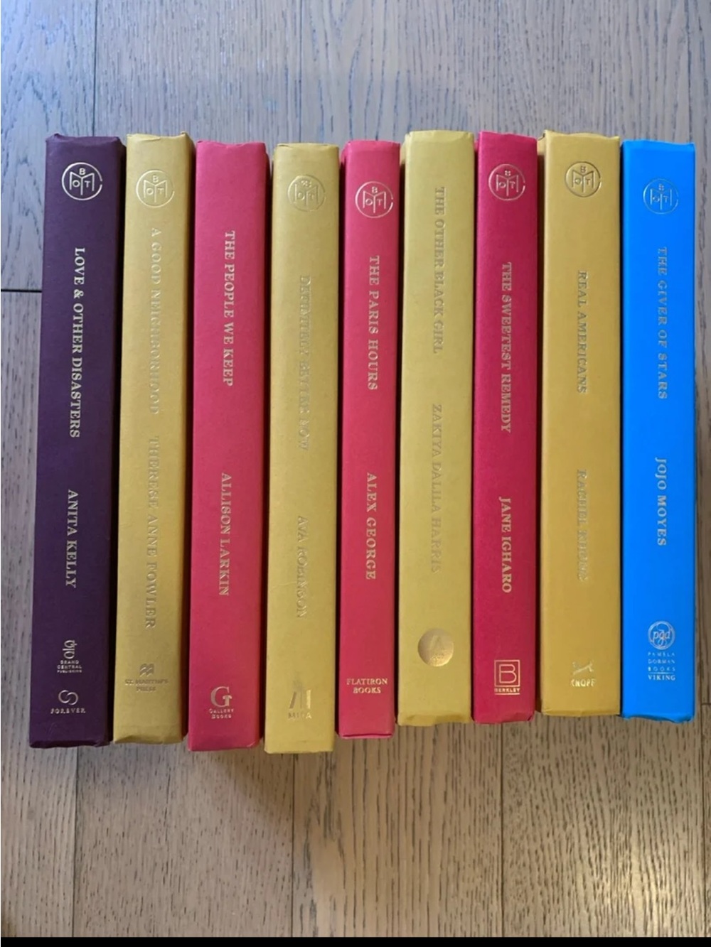 Book of the month set- 9 Title books